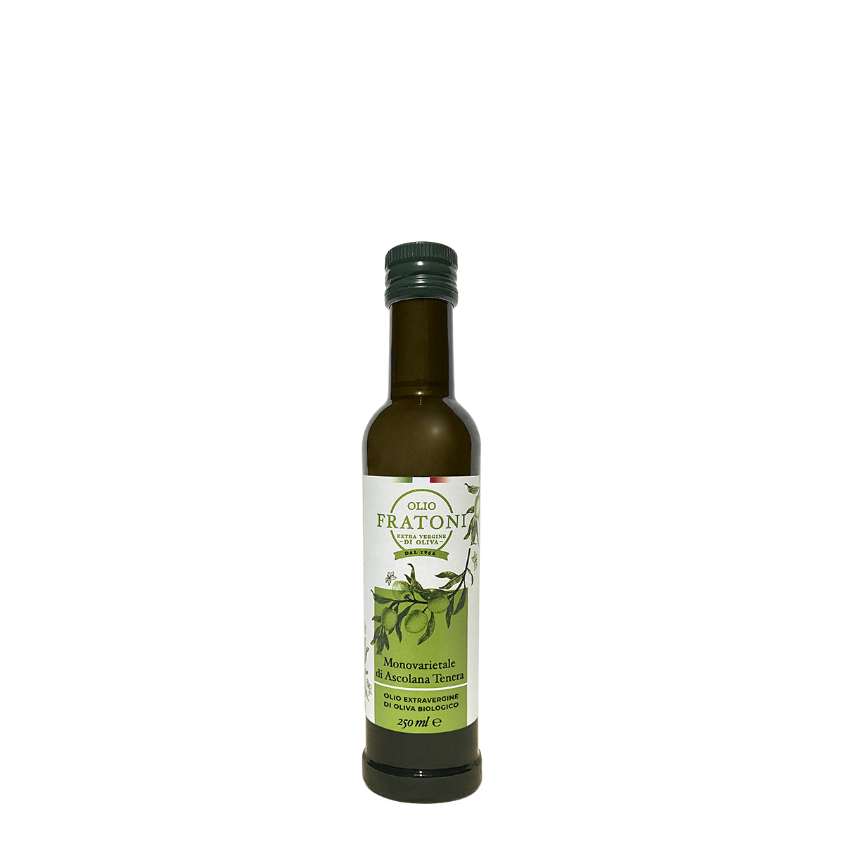 Olio Extra Vergine di Oliva 100% Italiano Monovarietale di Ascolana Tenera Biologico