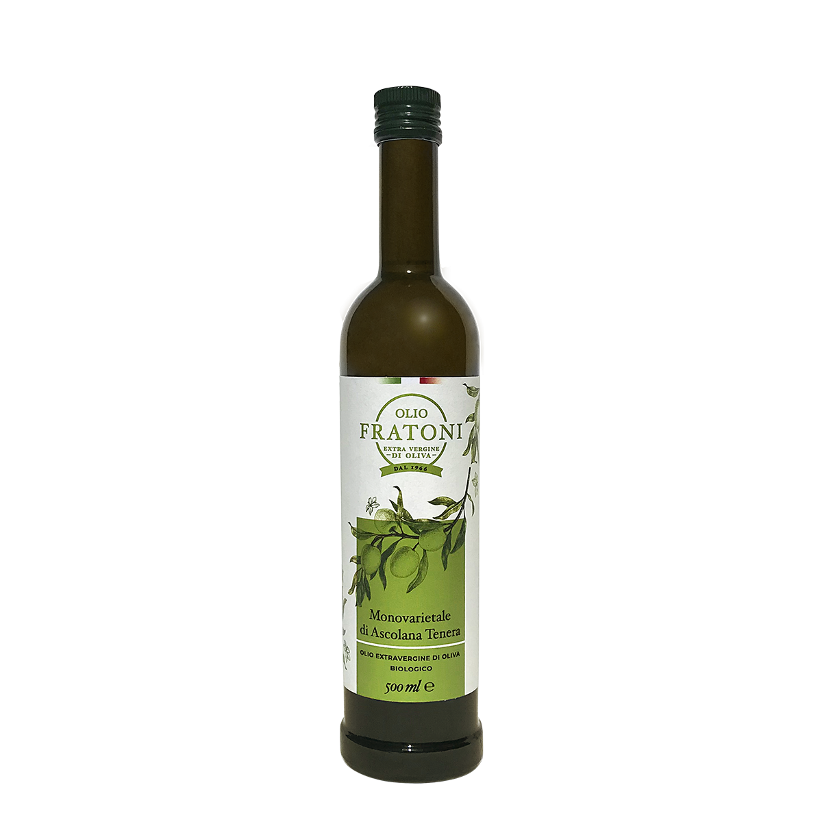 Olio Extra Vergine di Oliva 100% Italiano Monovarietale di Ascolana Tenera Biologico