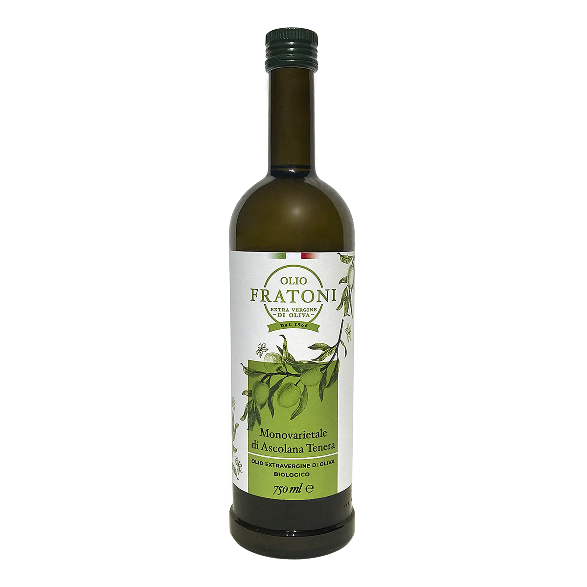 Olio Extra Vergine di Oliva 100% Italiano Monovarietale di Ascolana Tenera Biologico