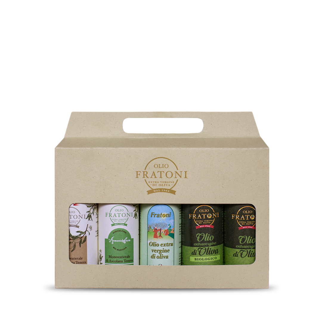 Kit degustazione Olio Extra Vergine di Oliva 100% italiano