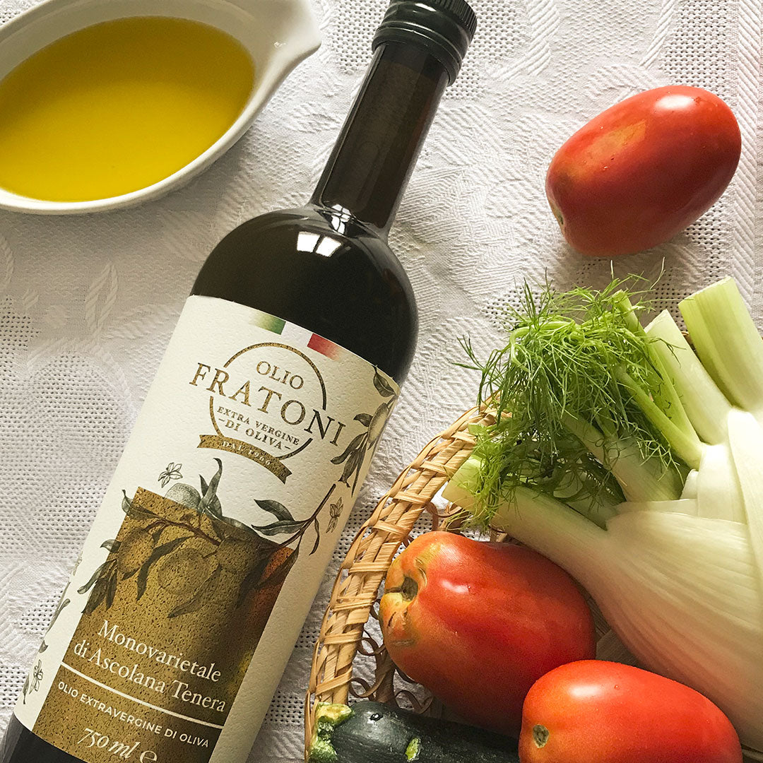Olio Extra Vergine di Oliva 100% Italiano Monovarietale di Ascolana Tenera