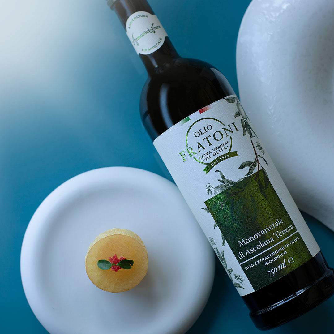 Olio Extra Vergine di Oliva 100% Italiano Monovarietale di Ascolana Tenera Biologico