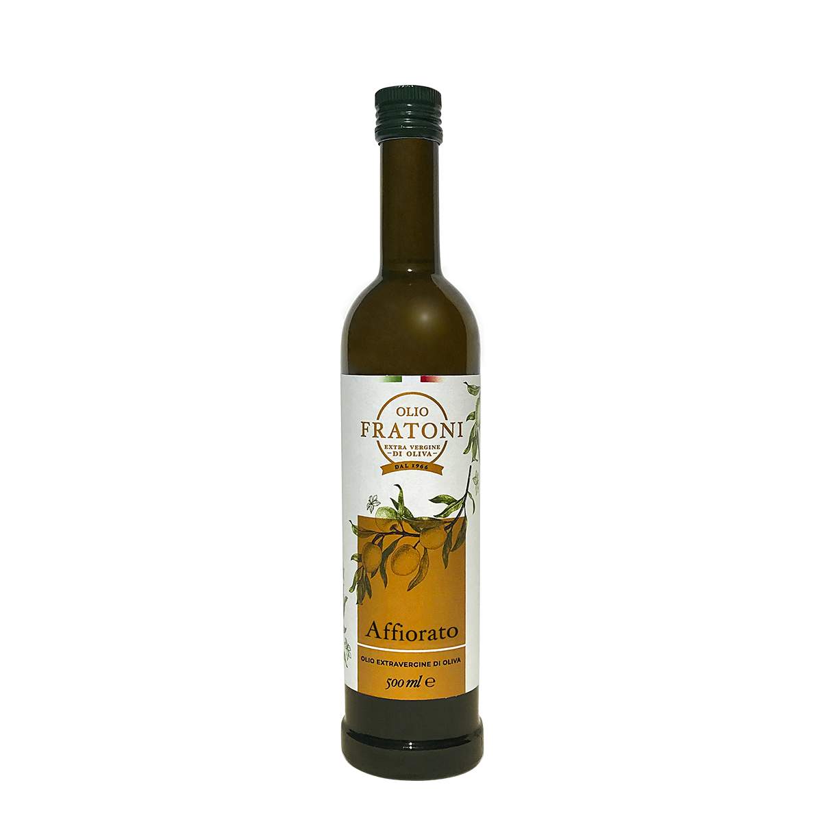 Olio extra vergine di oliva 100% italiano Affiorato