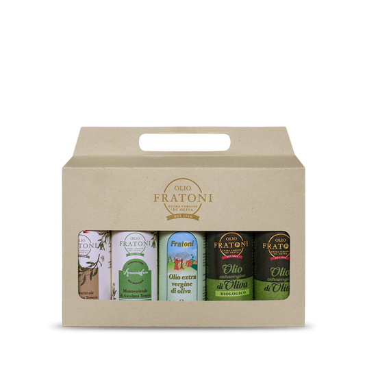 Kit degustazione Olio Extra Vergine di Oliva 100% italiano